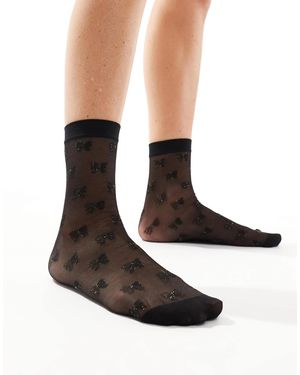 Pretty Polly – durchsichtige socken - Weiß