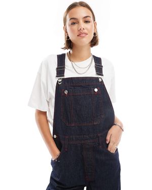 ASOS – jeans-latzhose - Blau