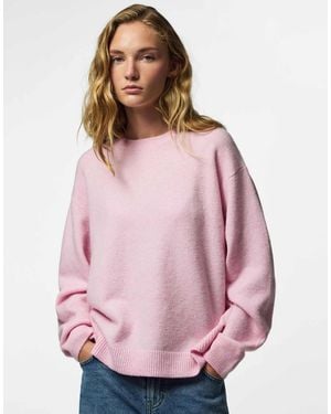 Pieces – strickpullover - Pink