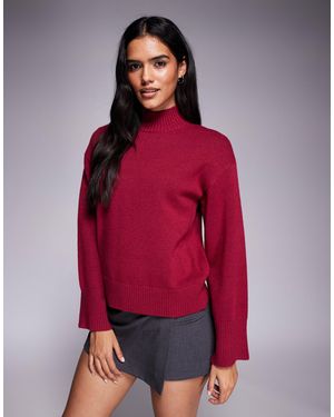 Aria Cove – hochgeschlossener pullover - Rot