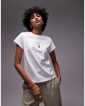& Other Stories Fitted Jersey Top With Raglan Sleeves - Grey
