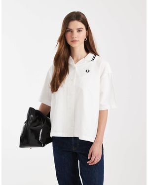 Fred Perry – hemd - Weiß