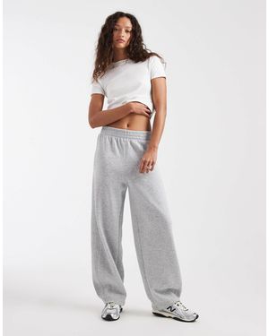 Pieces Barrell Leg joggers - Grey