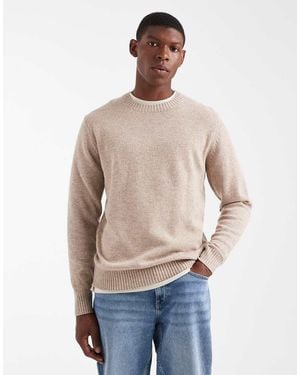Levi's Original Batwing Logo Knit Jumper - Natural