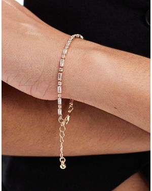 ASOS Bracelet With Cubic Zirconia Crystals - Black