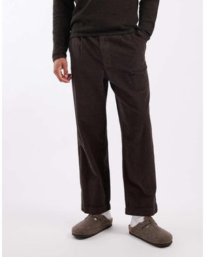ASOS Relaxed Tapered Trousers - Black