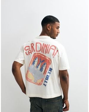 Hollister Sardinia Back Graphic Boxy T-shirt - White
