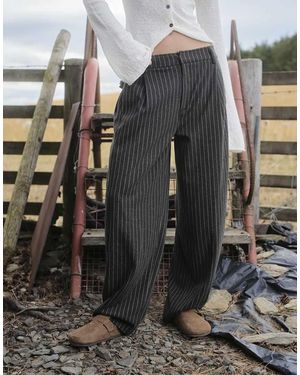 Daisy Street Low Rise baggy Trousers - White