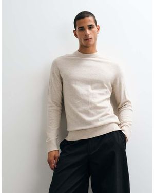 Jack & Jones Wool Blend Jumper - Natural