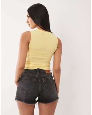 Levi's 501 Hourglass Denim Shorts - Black