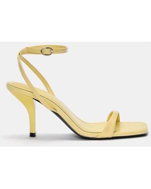Pull&Bear Heeled Sandals - Metallic