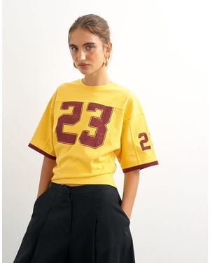TOPSHOP '23' grafik-t-shirt - Gelb