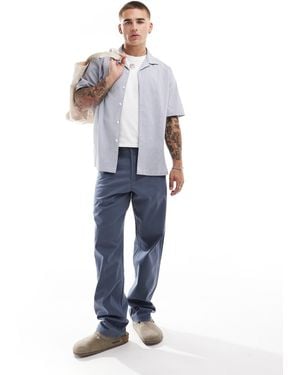 Wrangler – casey jones – locker geschnittene workwear-chinohose - Blau