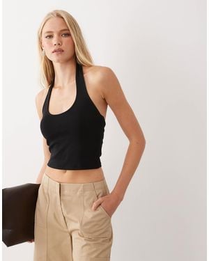 New Look Neckholder-top - Schwarz