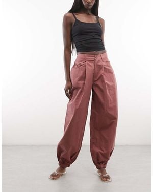 ASOS Tailo Balloon Trousers - Red