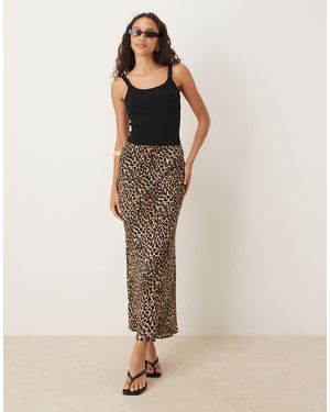 Mango Midaxi Skirt - Natural