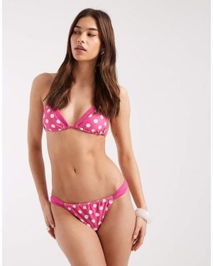Hollister Cheeky Bikini Bottoms - Red