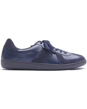 Base London Tommo Lace Up Trainer - Blue