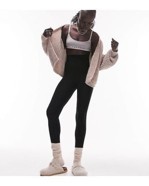 Topshop Unique High Waisted leggings - Black