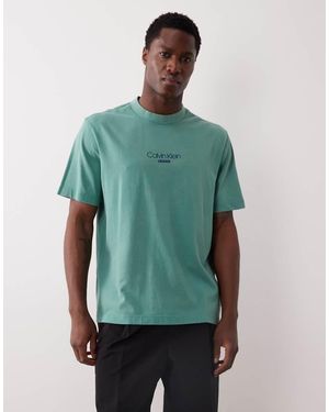 Calvin Klein Graphic Acid Wash T-shirt - Green