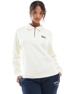 Superdry – athletic essentials – pullover - Weiß