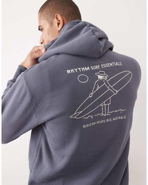 Rhythm Lull Fleece Hoodie - Blue