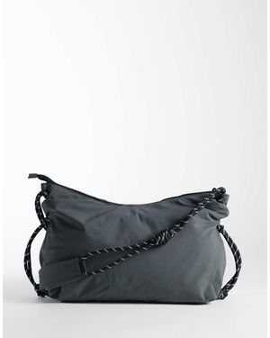 ASOS Nylon Slouch Sling Crossbody Bag - Grey