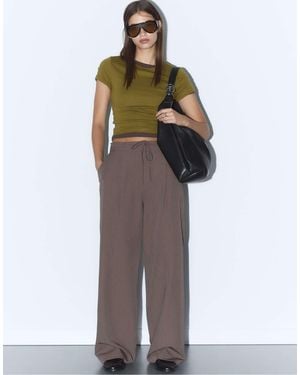 Stradivarius – elegante hose - Braun