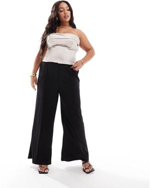 Yours Wide Leg Pants - Blue