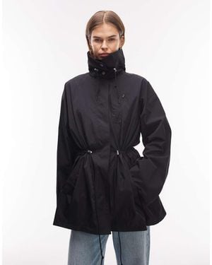 ARKET Lightweight Parka Trench Jacket - Blue