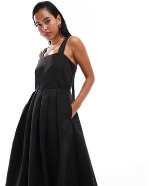 Closet – midi-abschlussballkleid - Schwarz
