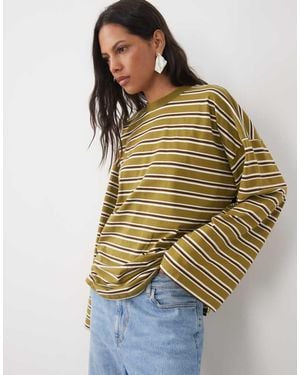 ASOS Crew Neck Long Sleeve T-shirt - Multicolour