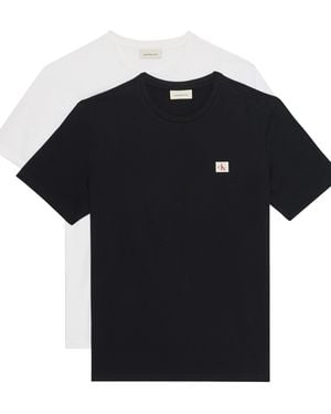 Calvin Klein – 2er-pack t-shirts - Schwarz