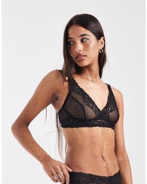 Commando Bralette - Black