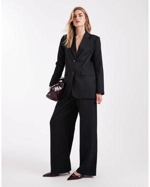 ONLY High Waisted Wide Leg Pants Co-Ord - Black