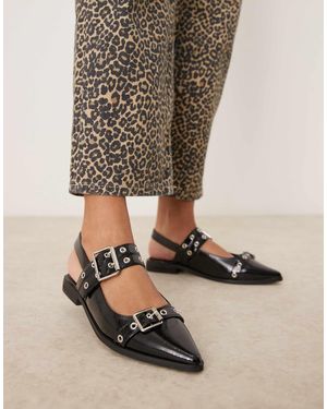 New Look – flache schuhe - Schwarz
