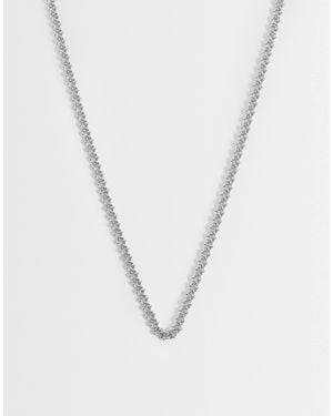 ASOS Ball Detail Link Chain - White