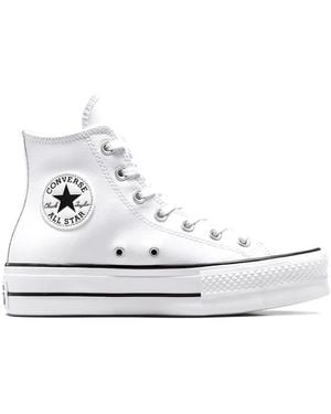 Converse Chuck Taylor All Star Lift Hi Platform Trainers - White