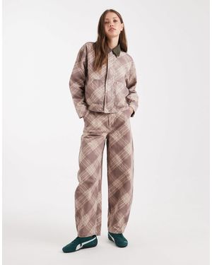 ASOS Barrel Leg Pants - Natural