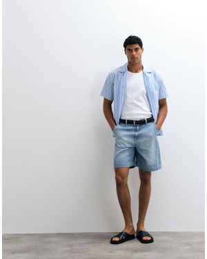 SELECTED Lightweight Denim Shorts - Blue