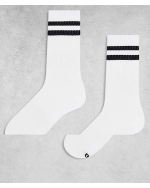 Only & Sons 2 Pack Socks - White