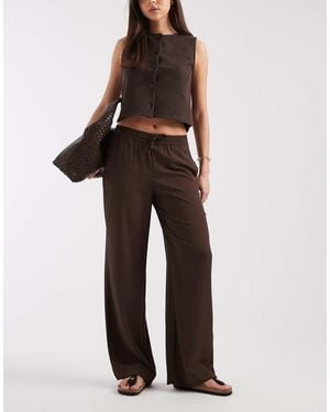 JJXX Drawstring Trousers - Brown