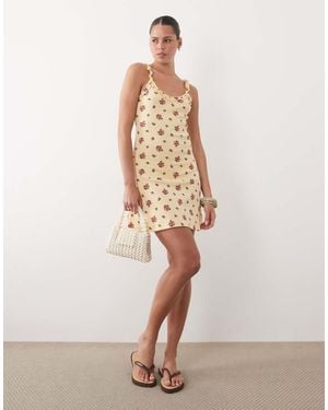 Miss Selfridge Mini Summer Dress - White