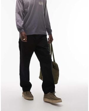 Carhartt Flint Regular Tapered Fit Trousers - Black
