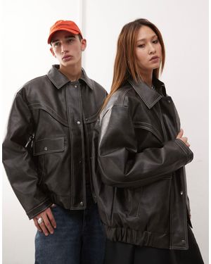 Collusion Unisex – bomberjacke - Schwarz