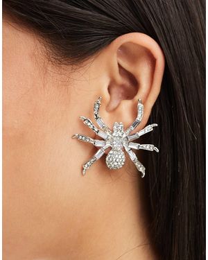 ASOS – spinnen-ohrstecker - Schwarz