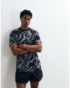 Nike Football Acd+ Central Printed T-Shirt - Black