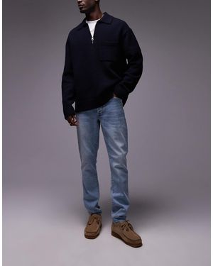 TOPMAN Stretch Skinny Jeans - Blue