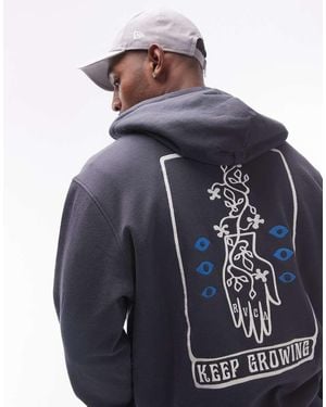RVCA Keep Growing Hoodie - Blue