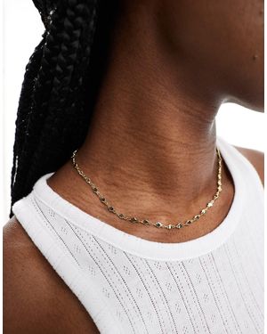 Pieces Collier avec cordon et pendentif cœur - Marron